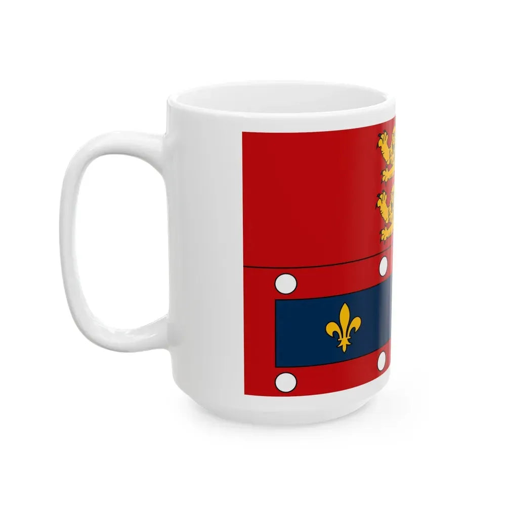 Flag of Orne France 2 - White Coffee Mug - Go Mug Yourself