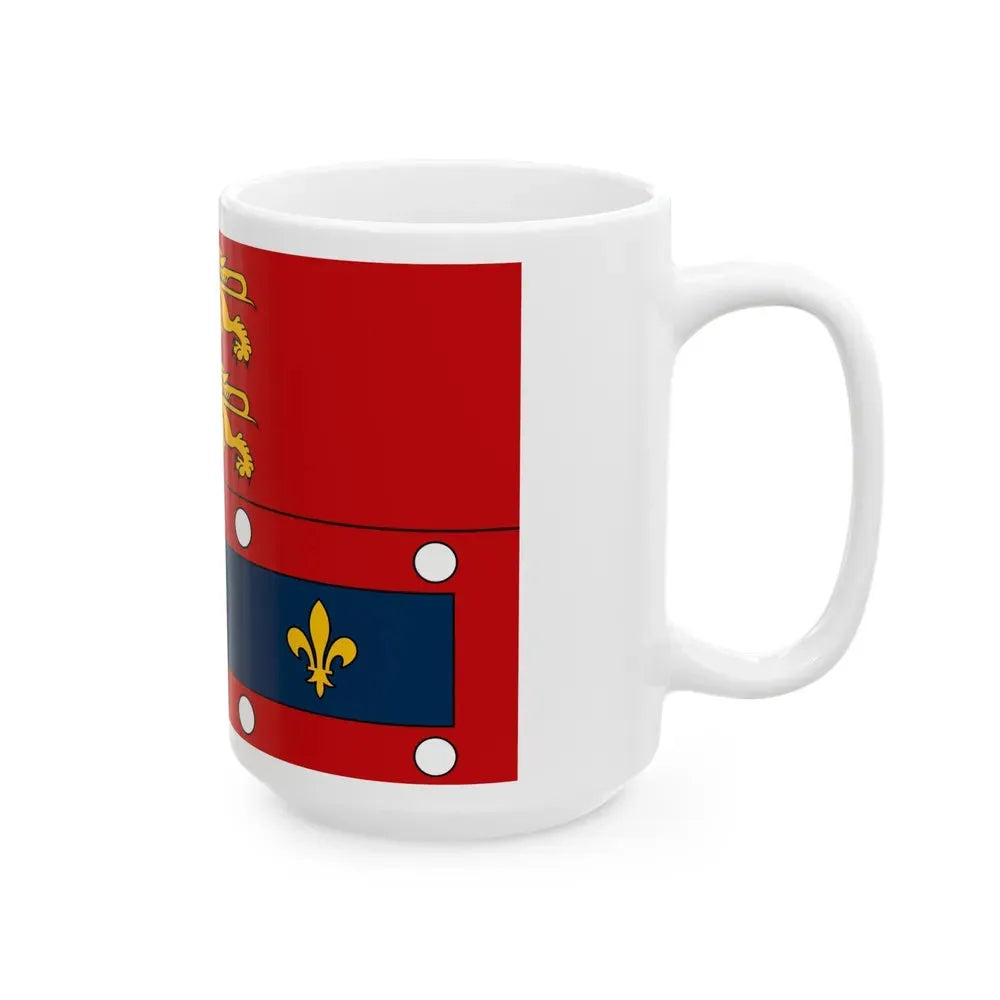 Flag of Orne France 2 - White Coffee Mug - Go Mug Yourself