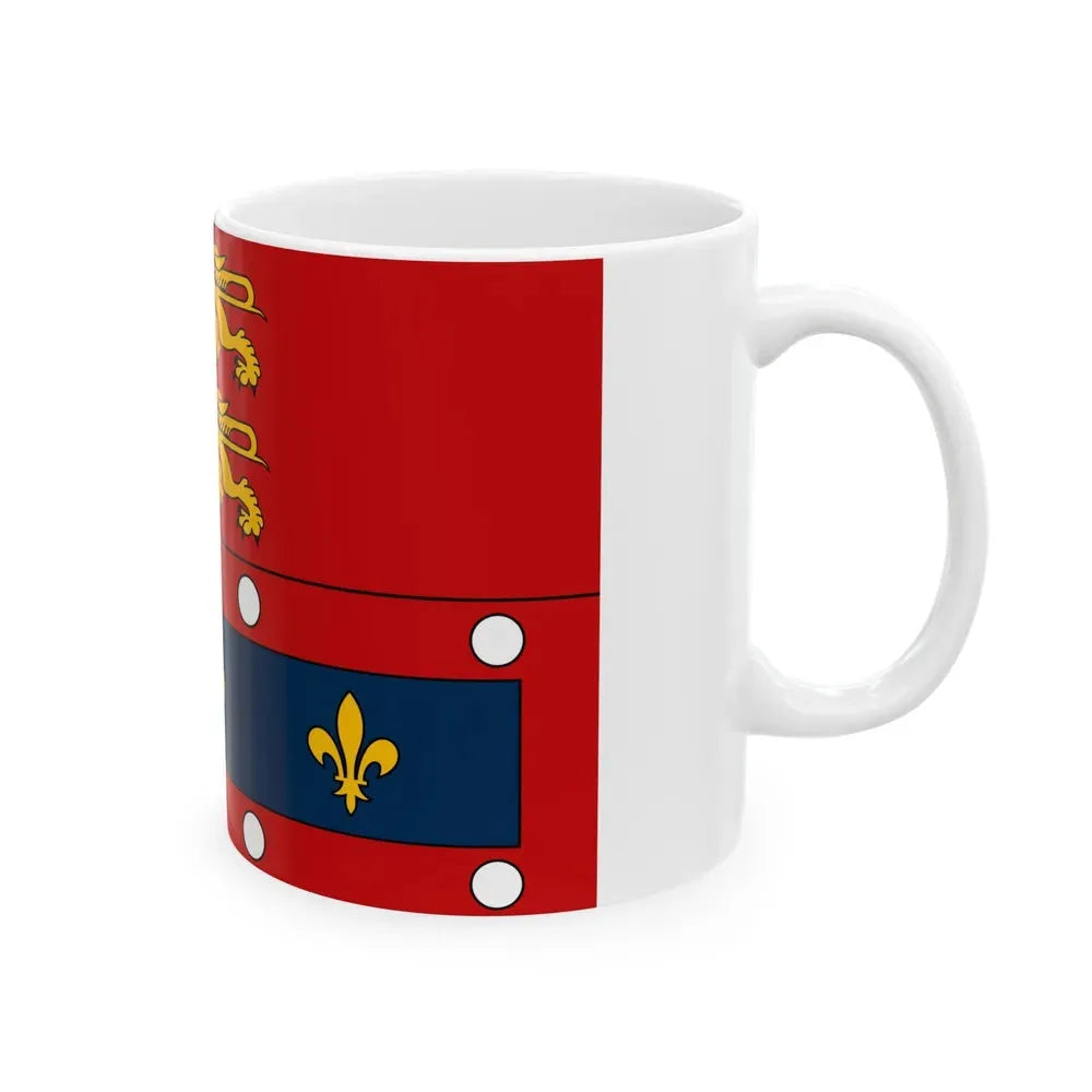 Flag of Orne France 2 - White Coffee Mug - Go Mug Yourself