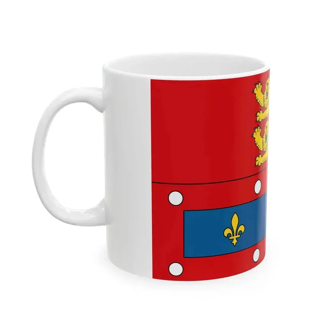 Flag of Orne (France) White Coffee Mug - Go Mug Yourself