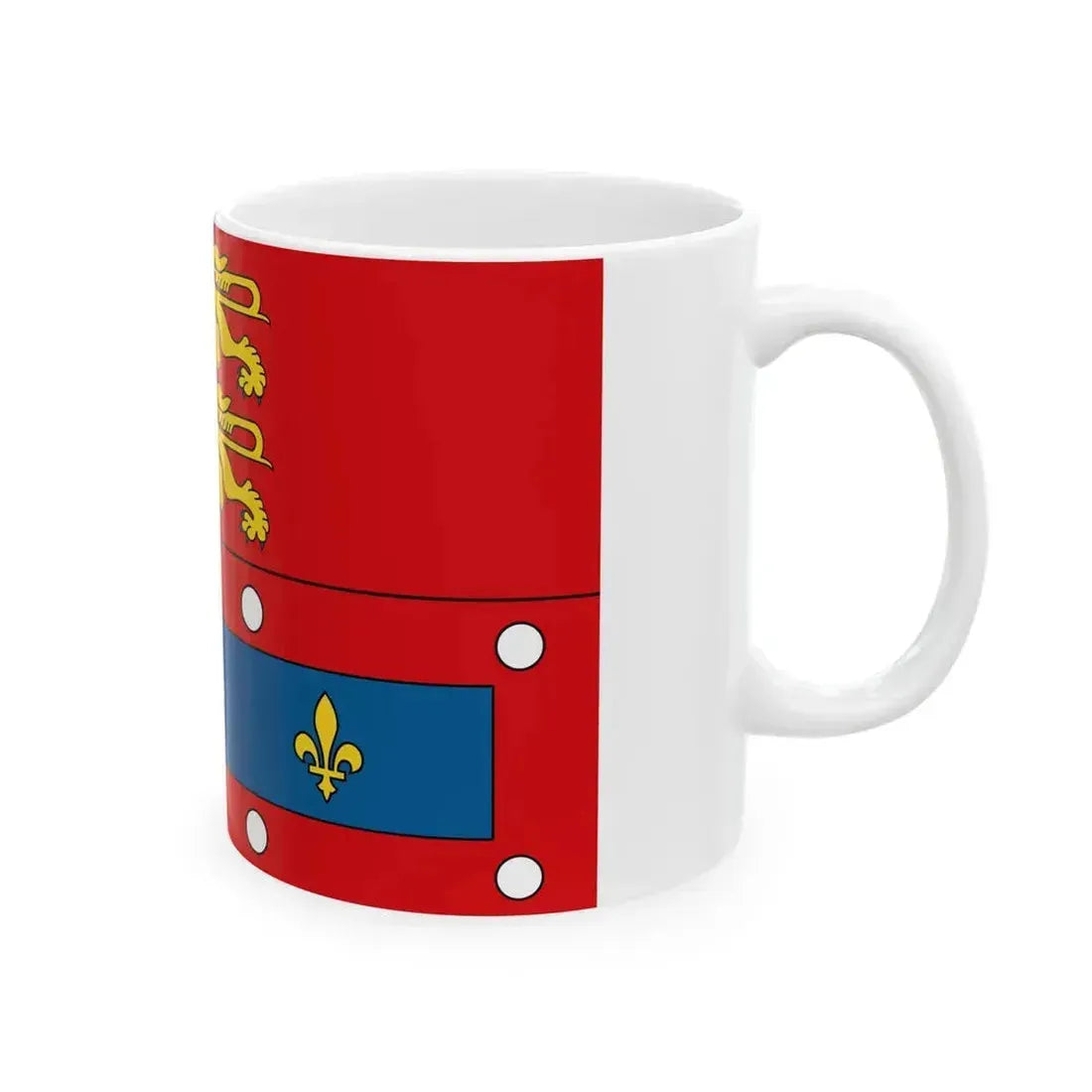 Flag of Orne (France) White Coffee Mug - Go Mug Yourself