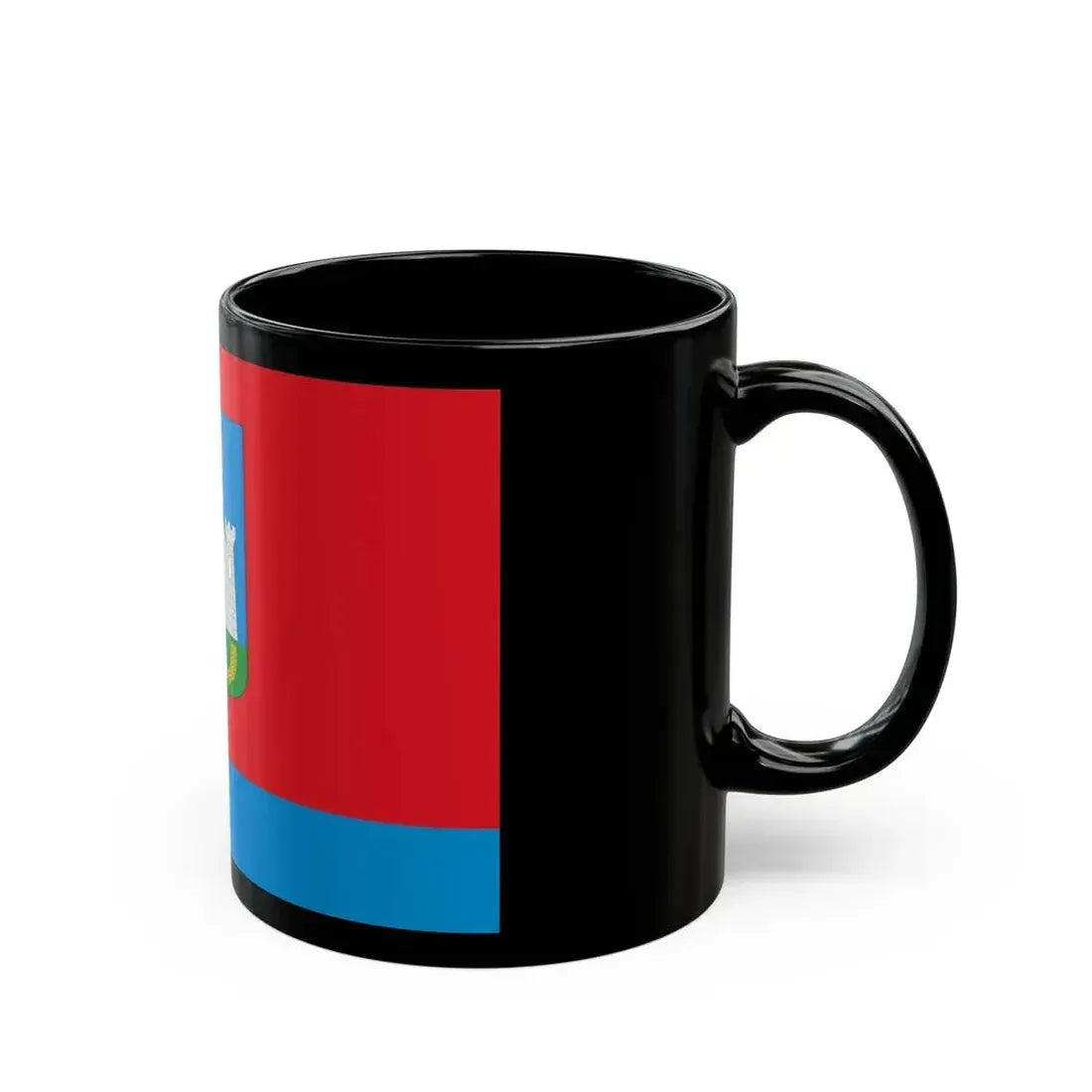 Flag of Oryol Oblast Russia - Black Coffee Mug - Go Mug Yourself