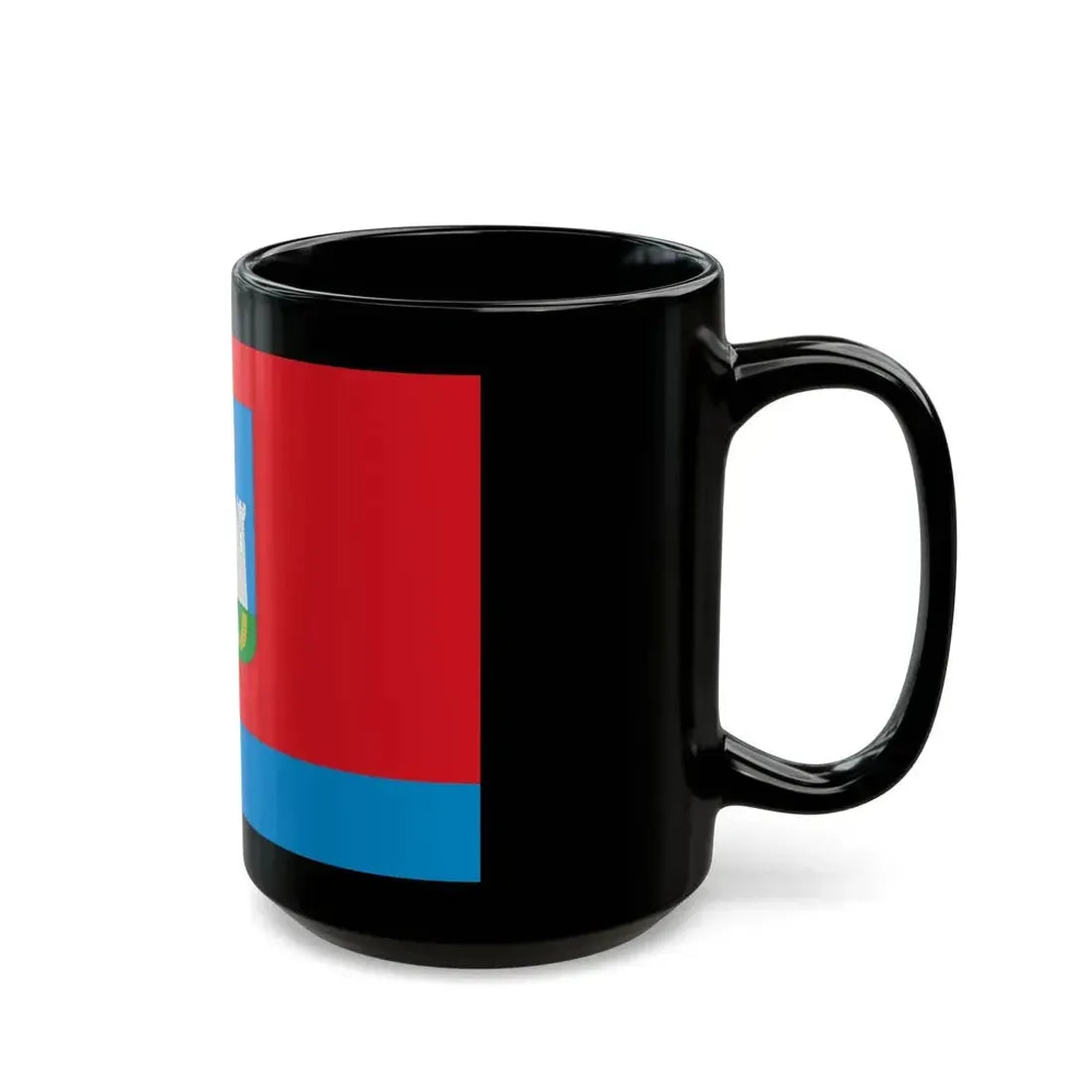 Flag of Oryol Oblast Russia - Black Coffee Mug - Go Mug Yourself