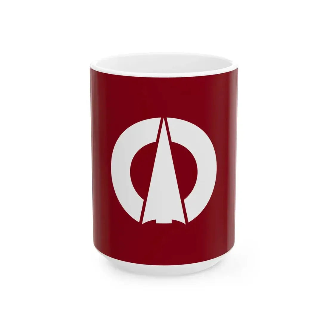 Flag of Osaka Gifu 1960-2004 (Japan) White Coffee Mug 15oz - Go Mug Yourself