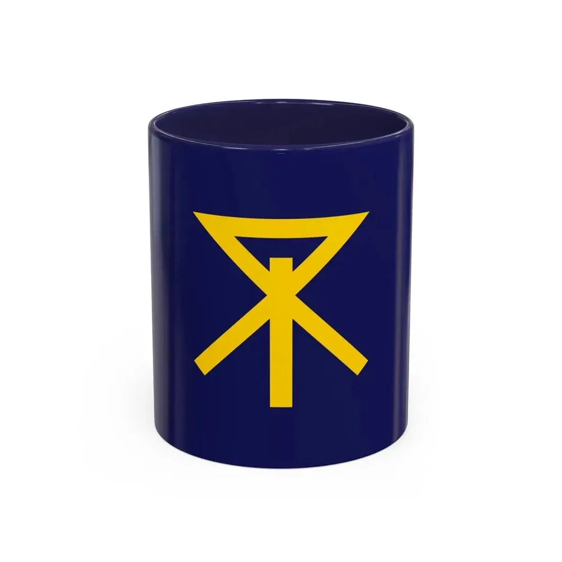 Flag of Osaka Osaka Japan - Accent Coffee Mug 11oz Navy - Go Mug Yourself