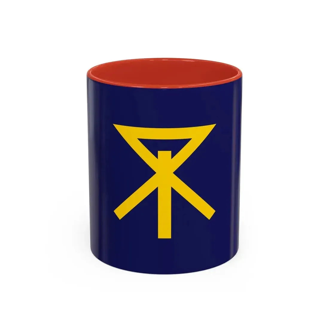 Flag of Osaka Osaka Japan - Accent Coffee Mug 11oz Red - Go Mug Yourself