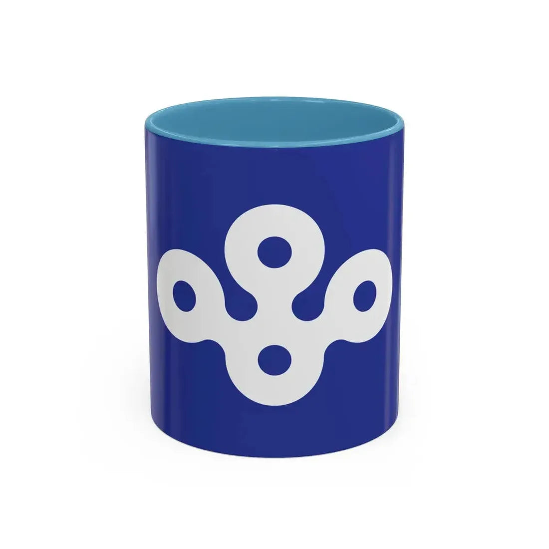 Flag of Osaka Prefecture Japan - Accent Coffee Mug 11oz Light Blue - Go Mug Yourself
