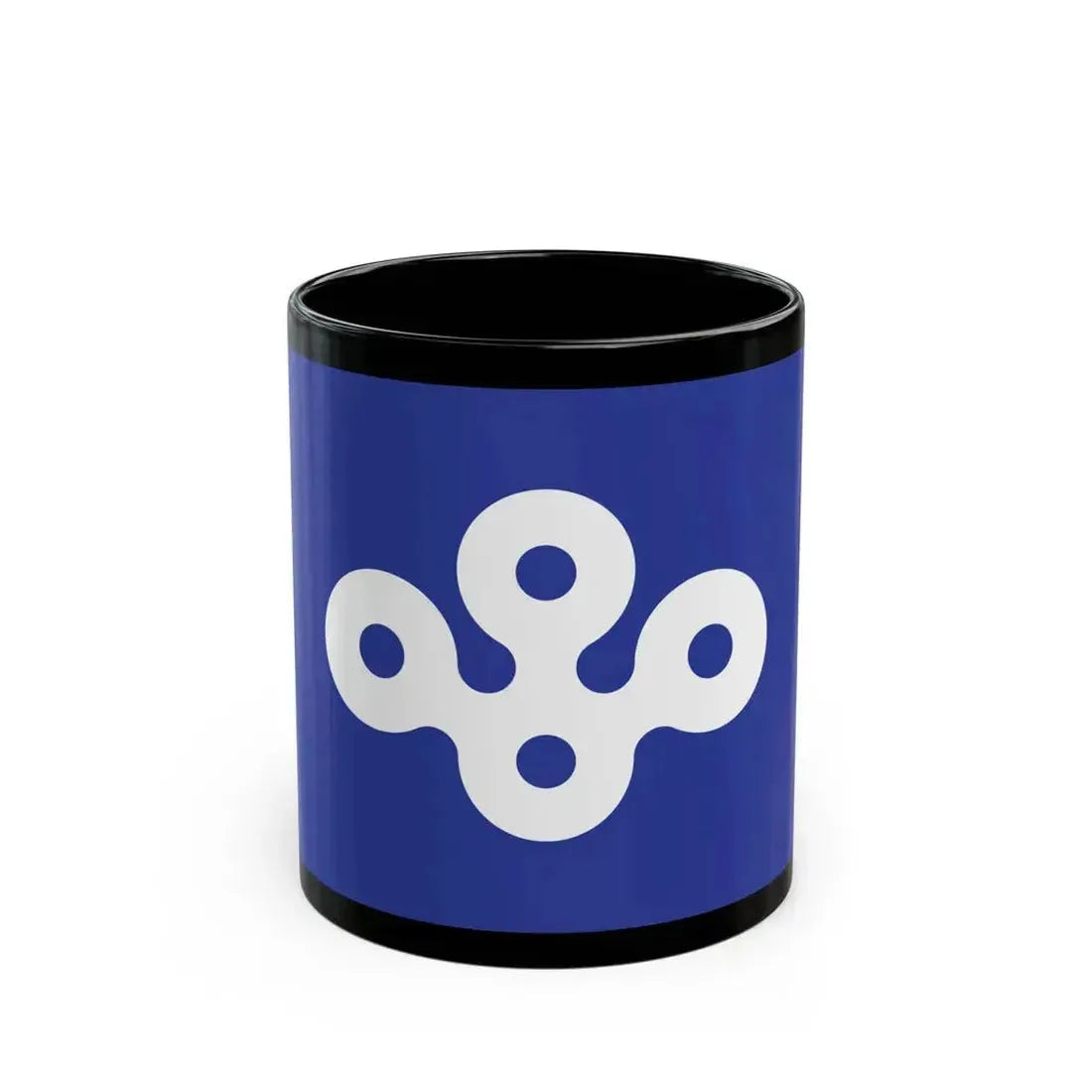 Flag of Osaka Prefecture Japan - Black Coffee Mug 11oz - Go Mug Yourself