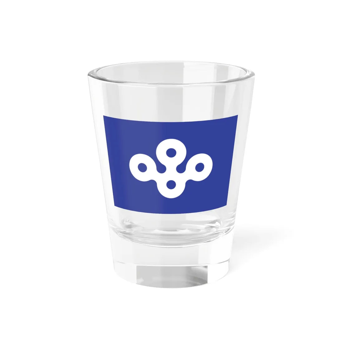 Flag of Osaka Prefecture (Japan) Shot Glass 1.5oz 1.5oz - Go Mug Yourself
