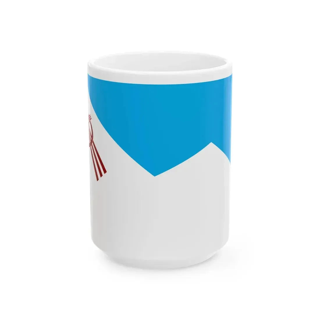 Flag of Osh (Kyrgyzstan) White Coffee Mug 15oz - Go Mug Yourself