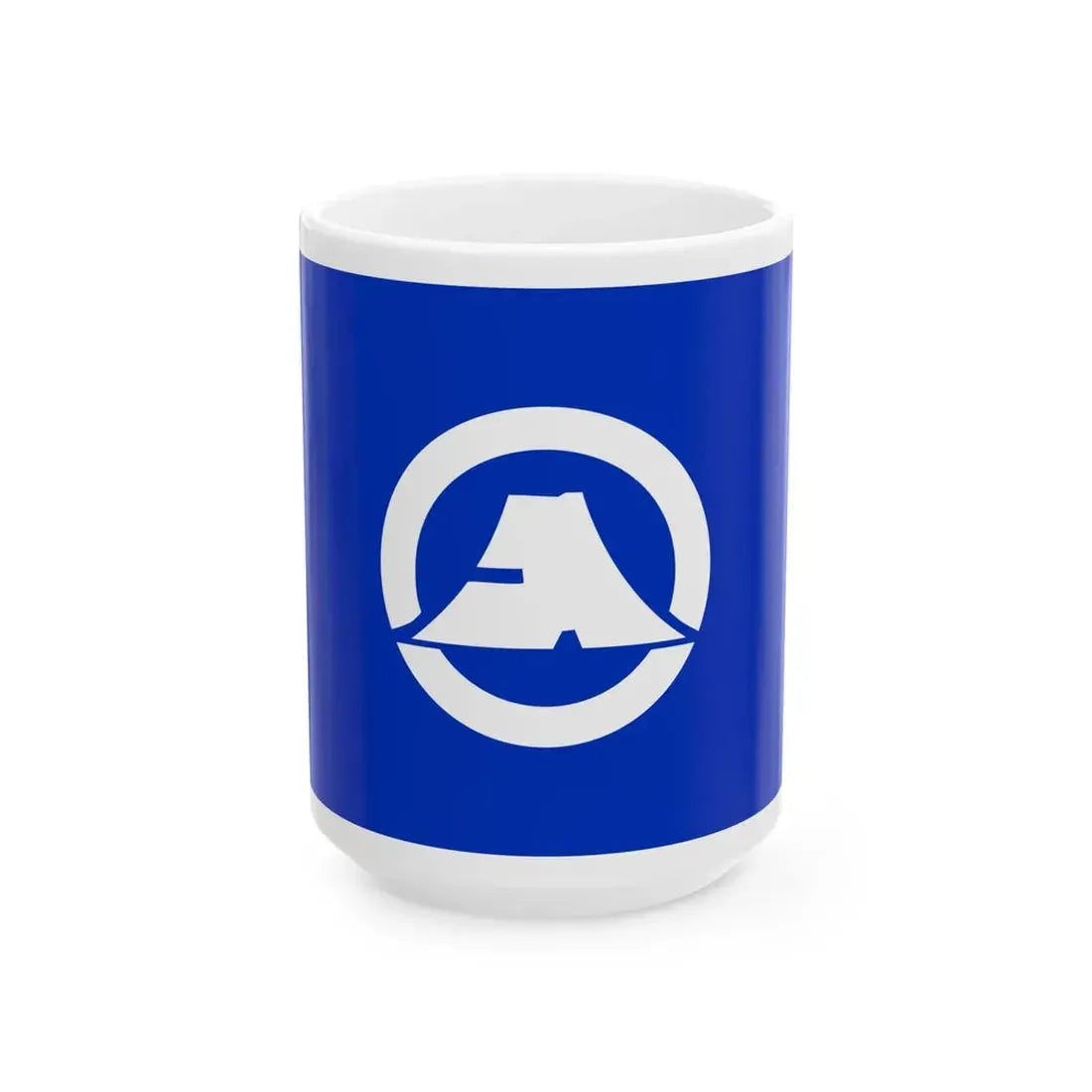 Flag of Oshino Yamanashi (Japan) White Coffee Mug 15oz - Go Mug Yourself