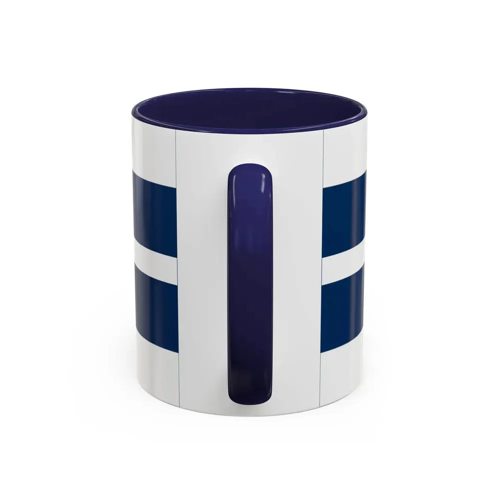 Flag of Osijek Baranja County Croatia - Accent Coffee Mug - Go Mug Yourself
