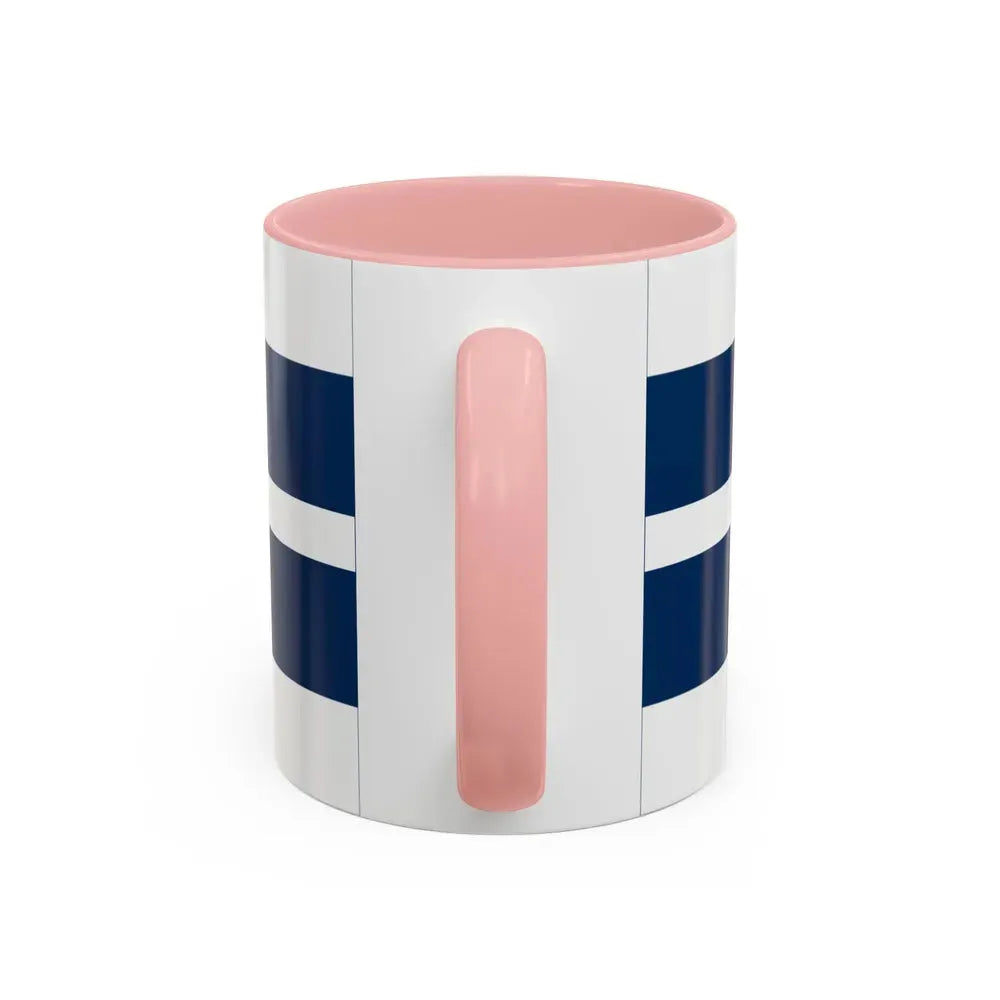 Flag of Osijek Baranja County Croatia - Accent Coffee Mug - Go Mug Yourself