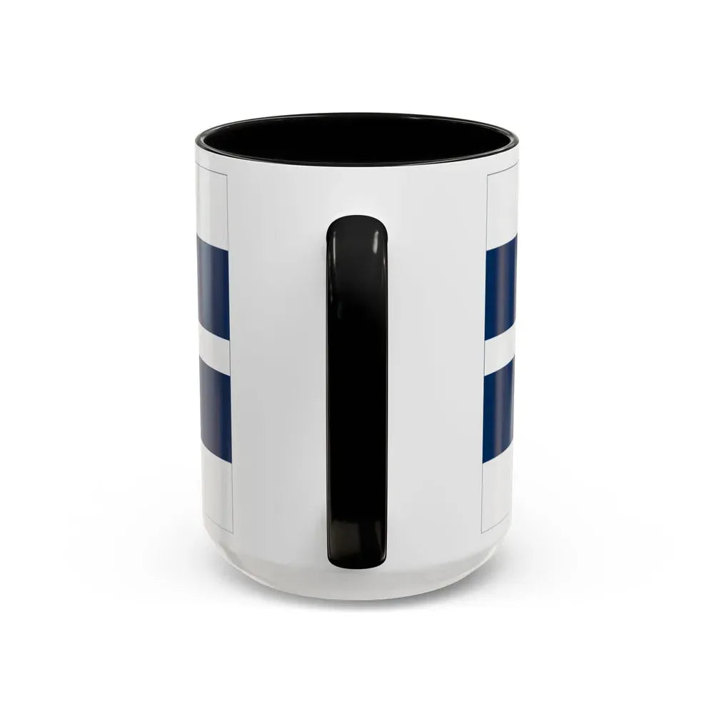 Flag of Osijek Baranja County Croatia - Accent Coffee Mug - Go Mug Yourself