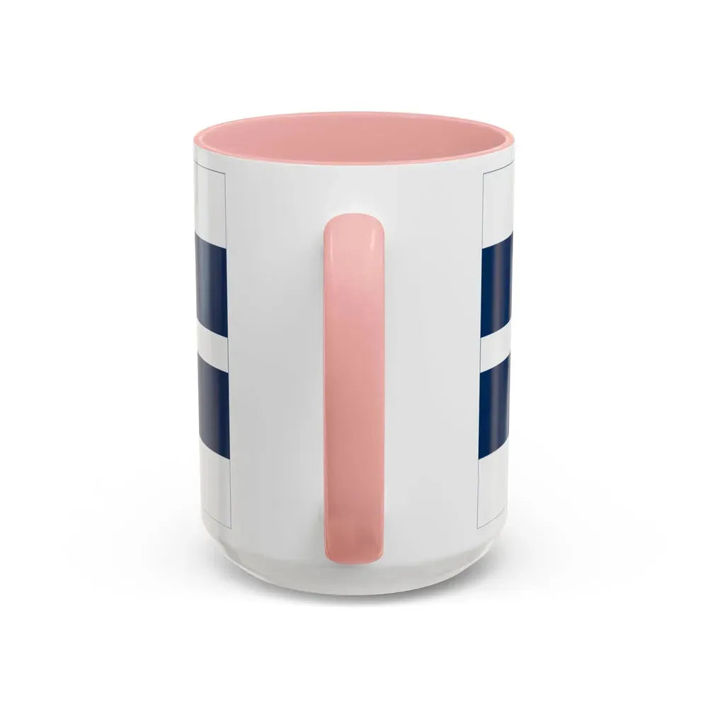 Flag of Osijek Baranja County Croatia - Accent Coffee Mug - Go Mug Yourself