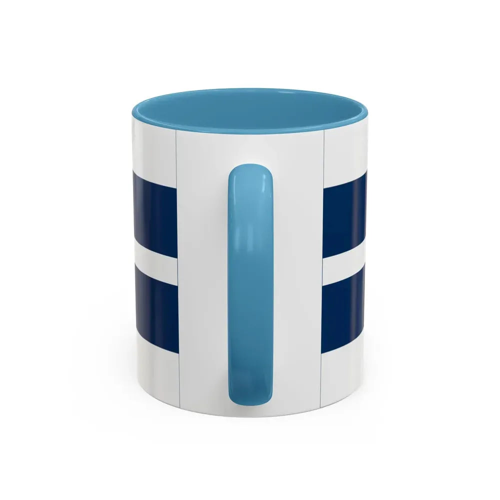 Flag of Osijek Baranja County Croatia - Accent Coffee Mug - Go Mug Yourself