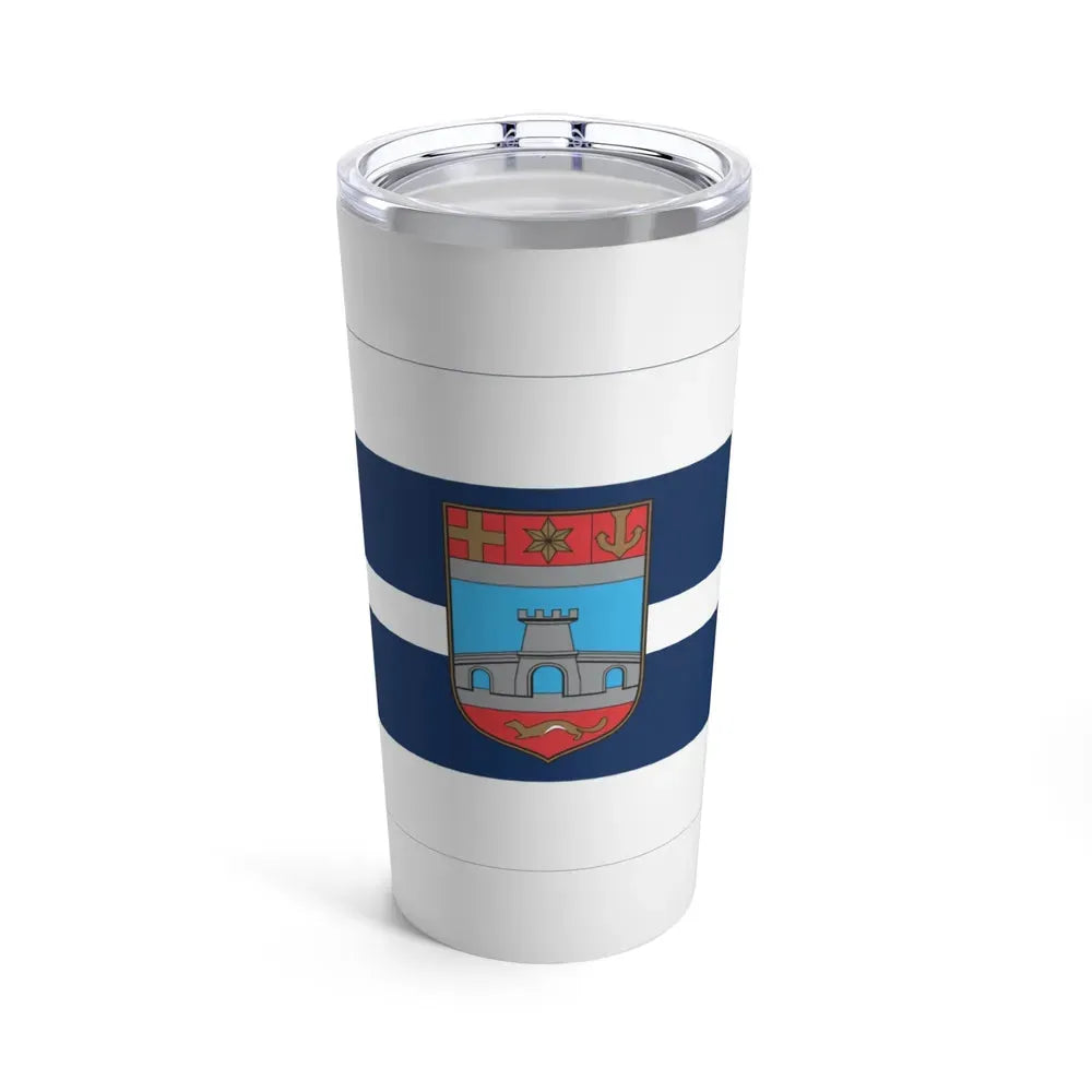 Flag of Osijek Baranja County Croatia - Tumbler 20oz 20oz - Go Mug Yourself