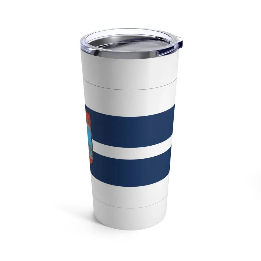 Flag of Osijek Baranja County Croatia - Tumbler 20oz - Go Mug Yourself