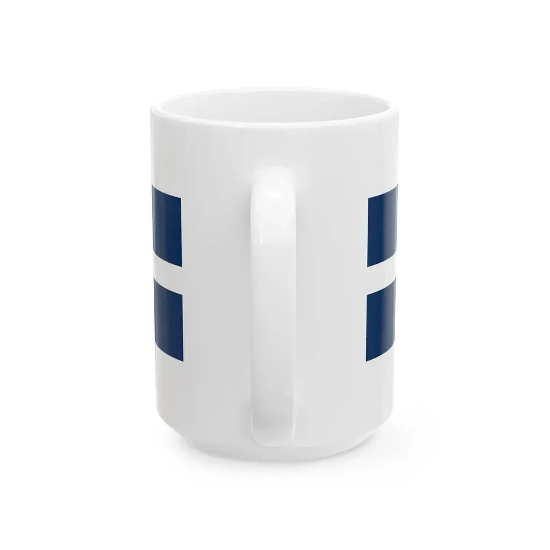 Flag of Osijek-Baranja County (Croatia) White Coffee Mug - Go Mug Yourself