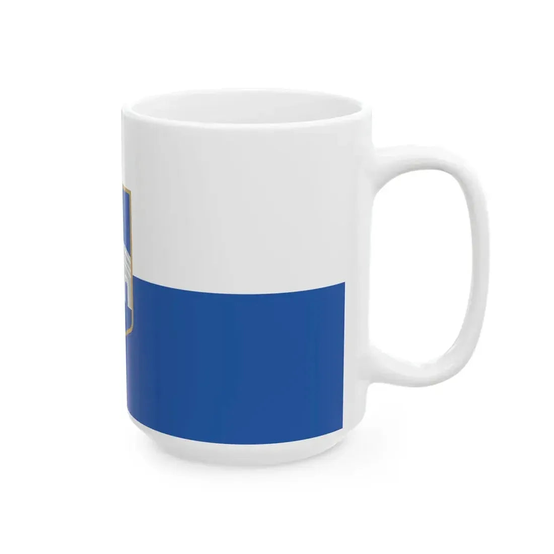 Flag of Osijek (Croatia) White Coffee Mug - Go Mug Yourself