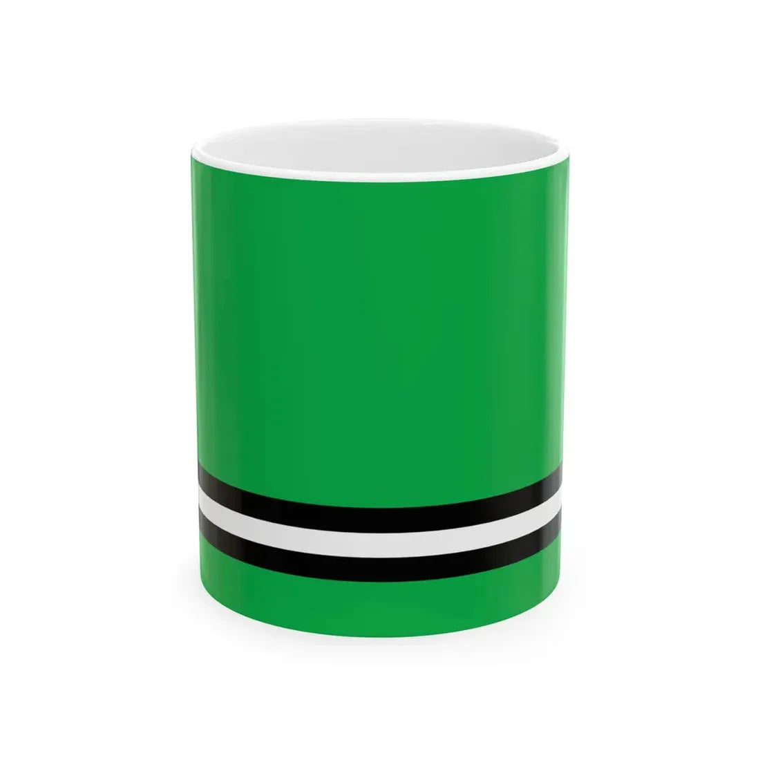 Flag of Osipovichi Belarus (Belarus) White Coffee Mug 11oz - Go Mug Yourself