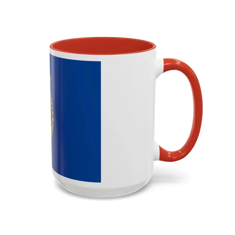 Flag of Oslo Oslo Norway - Accent Coffee Mug - Go Mug Yourself