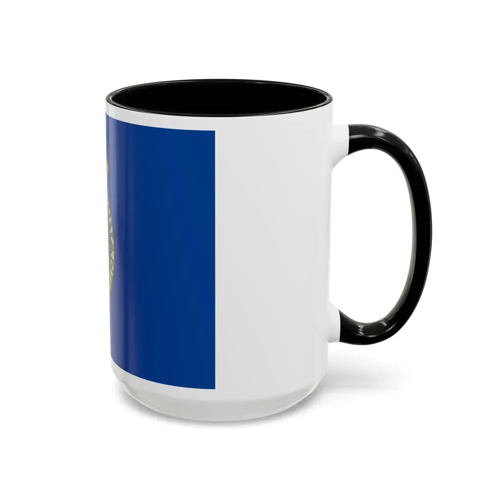 Flag of Oslo Oslo Norway - Accent Coffee Mug - Go Mug Yourself