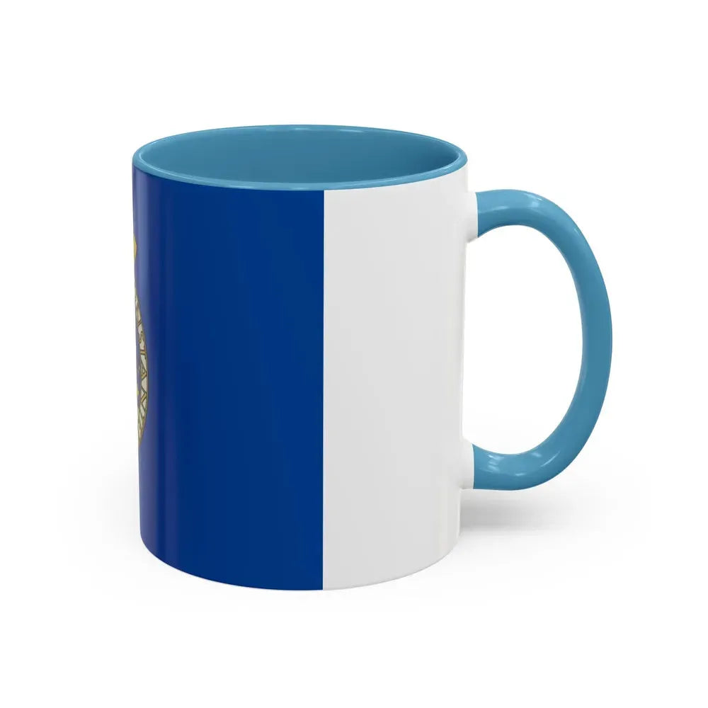 Flag of Oslo Oslo Norway - Accent Coffee Mug - Go Mug Yourself