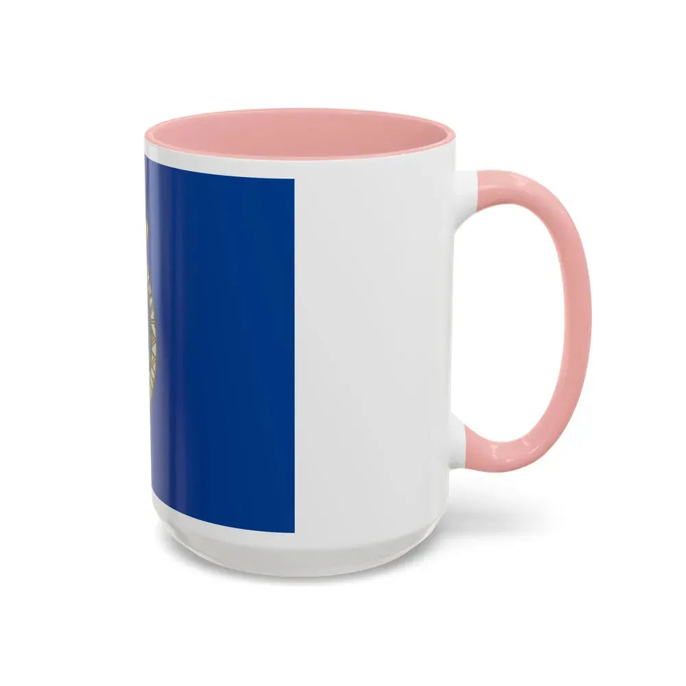 Flag of Oslo Oslo Norway - Accent Coffee Mug - Go Mug Yourself
