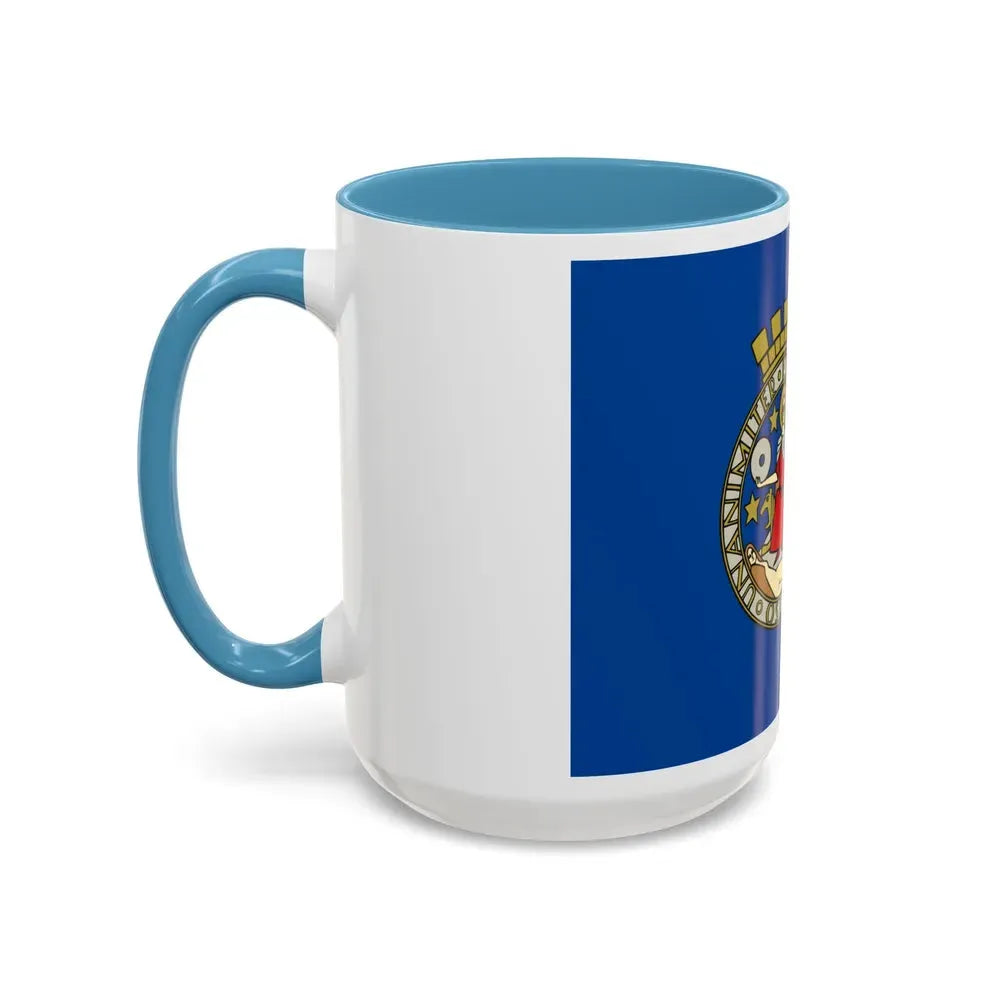 Flag of Oslo Oslo Norway - Accent Coffee Mug - Go Mug Yourself