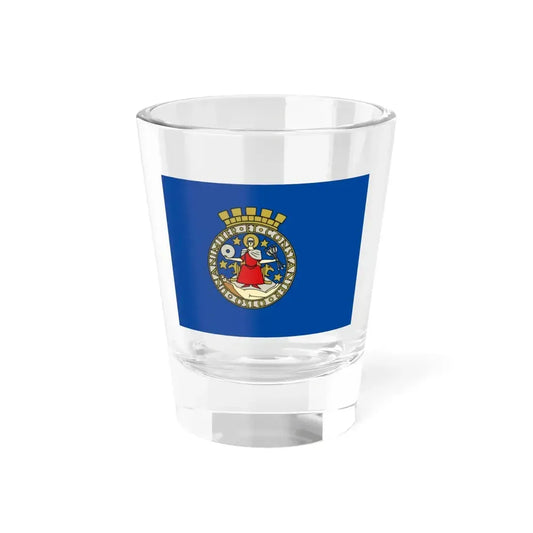 Flag of Oslo Oslo Norway - Shot Glass 1.5oz 1.5oz - Go Mug Yourself