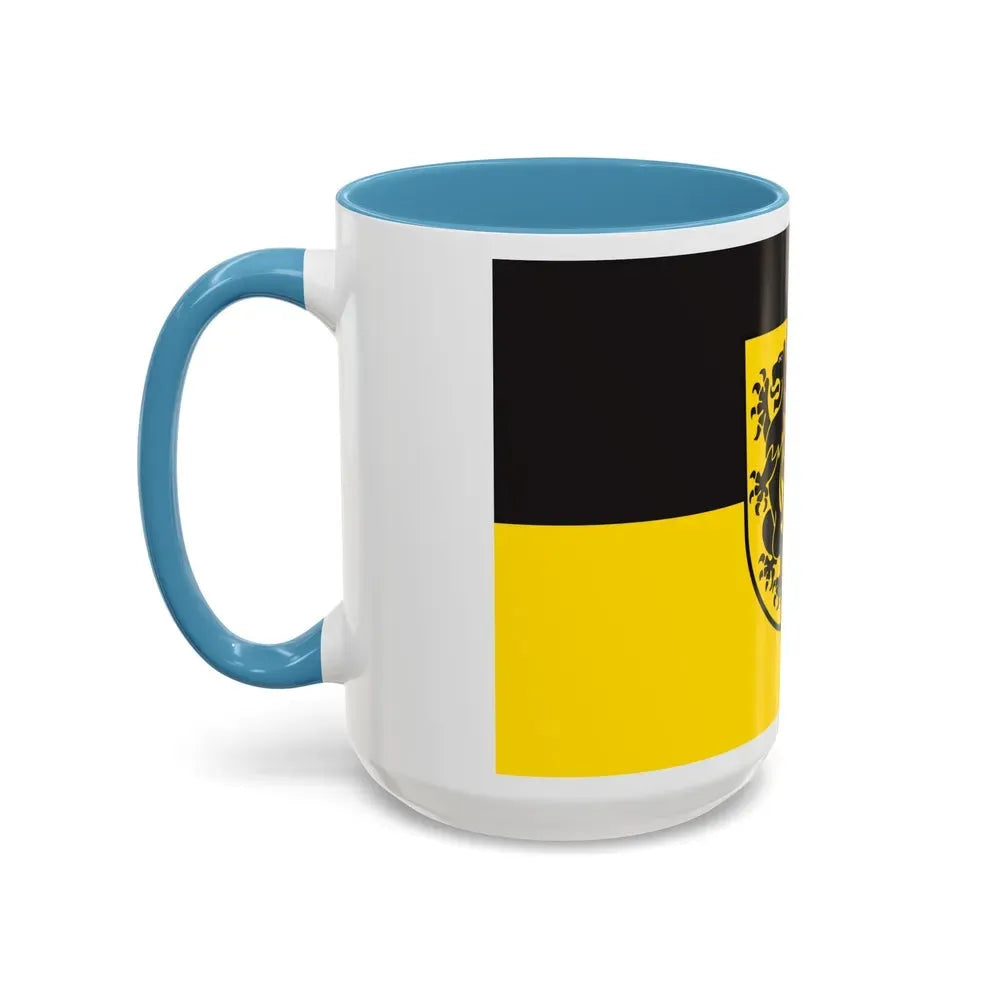Flag of Ostalbkreis Germany - Accent Coffee Mug - Go Mug Yourself