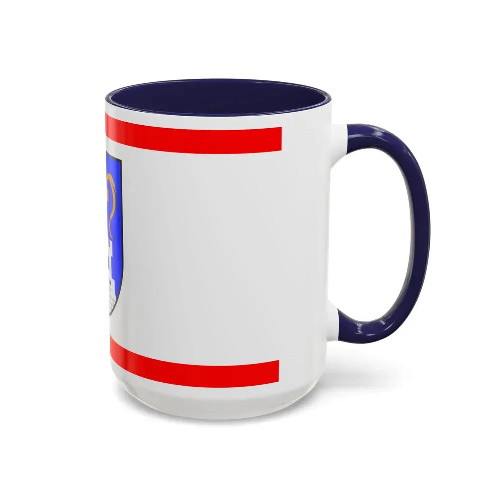 Flag of Ostholstein Germany - Accent Coffee Mug - Go Mug Yourself