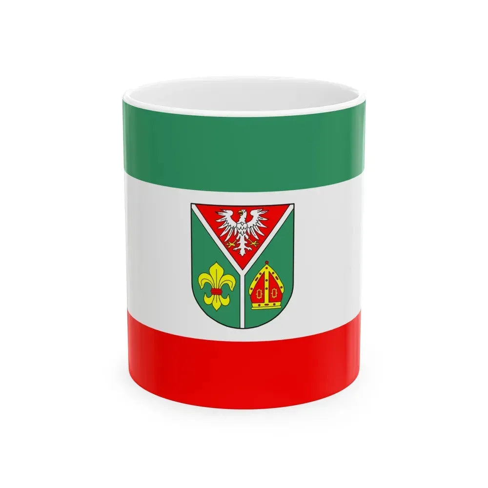 Flag of Ostprignitz Ruppin Germany - White Coffee Mug 11oz - Go Mug Yourself