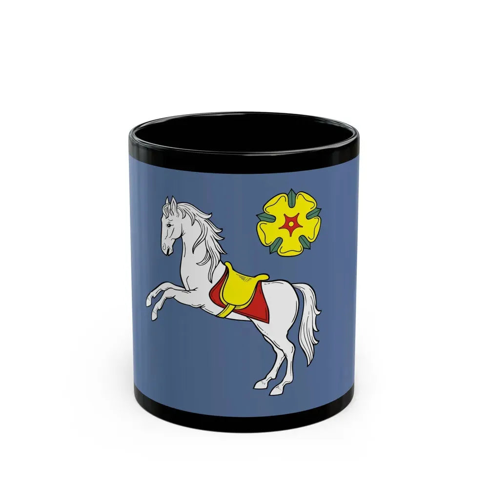 Flag of Ostrava Czech Republic - Black Coffee Mug 11oz - Go Mug Yourself