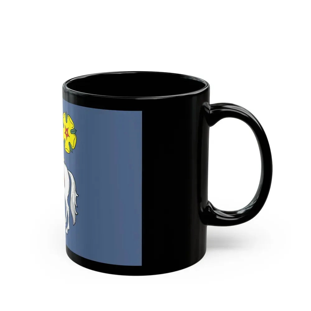 Flag of Ostrava Czech Republic - Black Coffee Mug - Go Mug Yourself