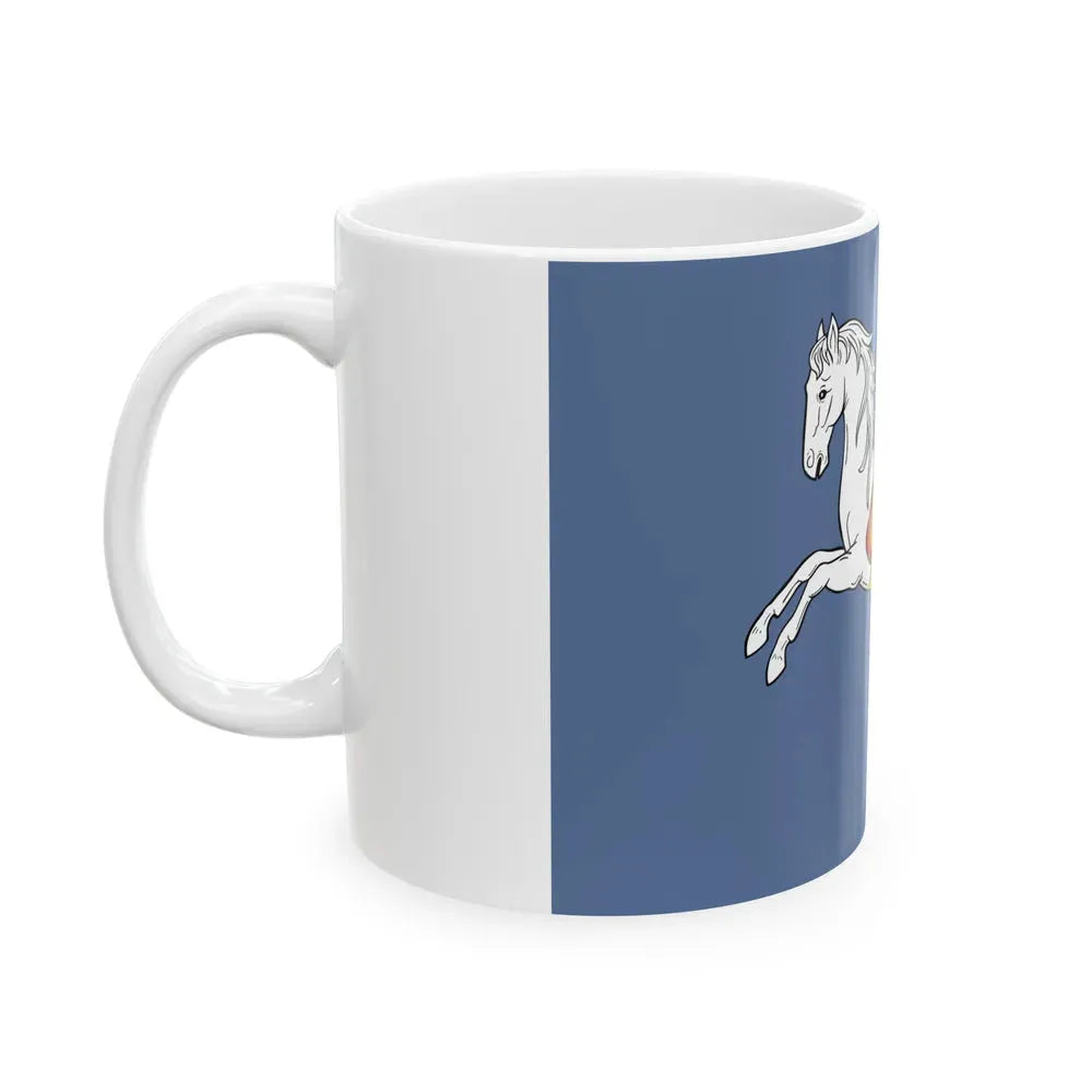 Flag of Ostrava Czech Republic - White Coffee Mug - Go Mug Yourself