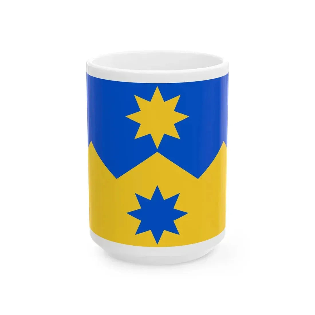 Flag of Otago (New Zealand) White Coffee Mug 15oz - Go Mug Yourself