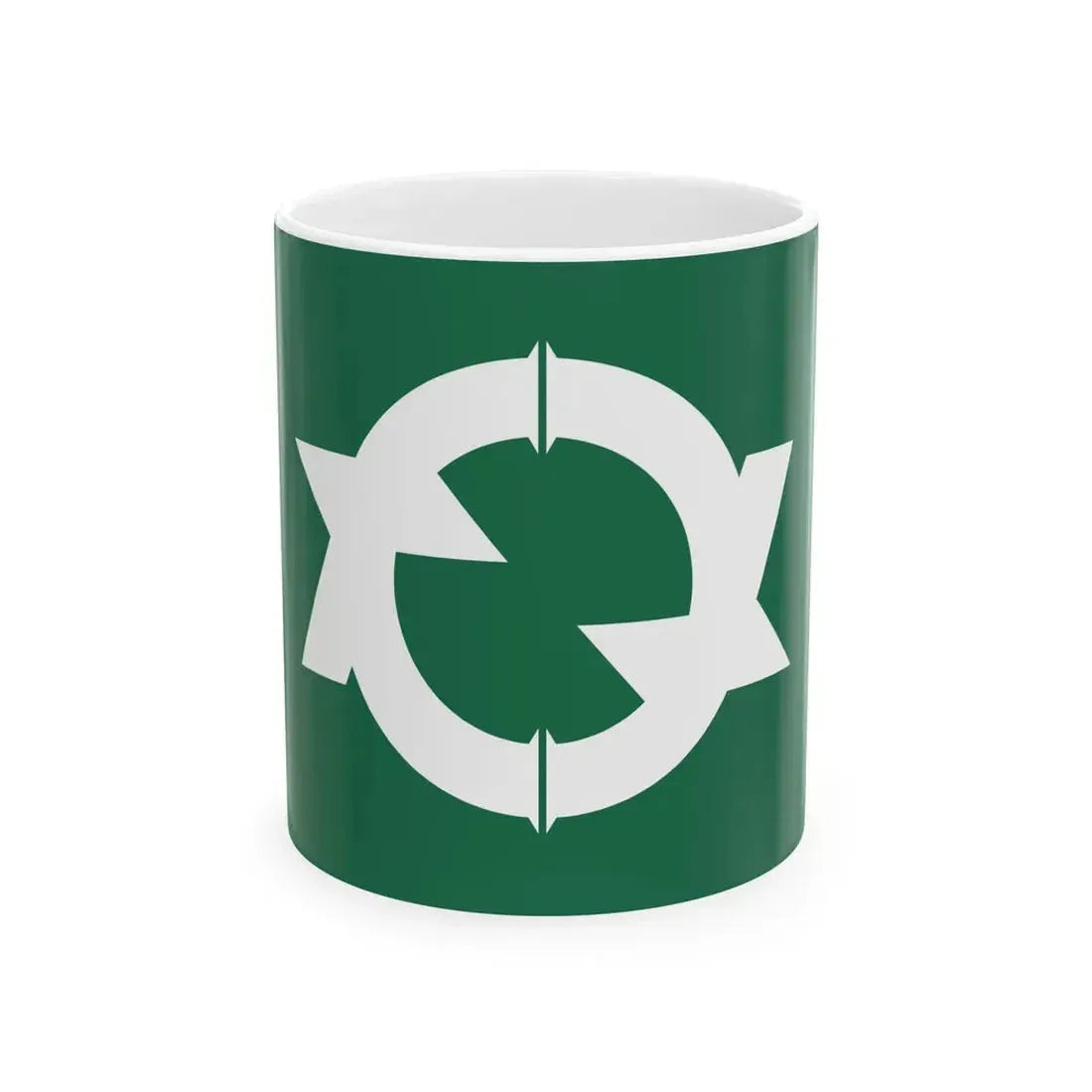 Flag of Otake Hiroshima (Japan) White Coffee Mug 11oz - Go Mug Yourself