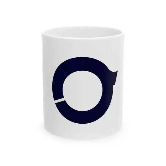Flag of Otama Fukushima (Japan) White Coffee Mug 11oz - Go Mug Yourself