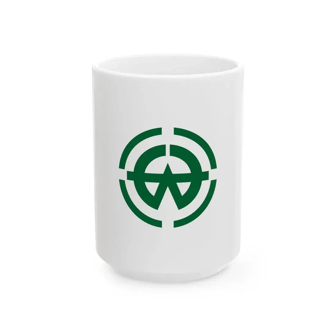 Flag of Otone Saitama 1964-2010 (Japan) White Coffee Mug 15oz - Go Mug Yourself