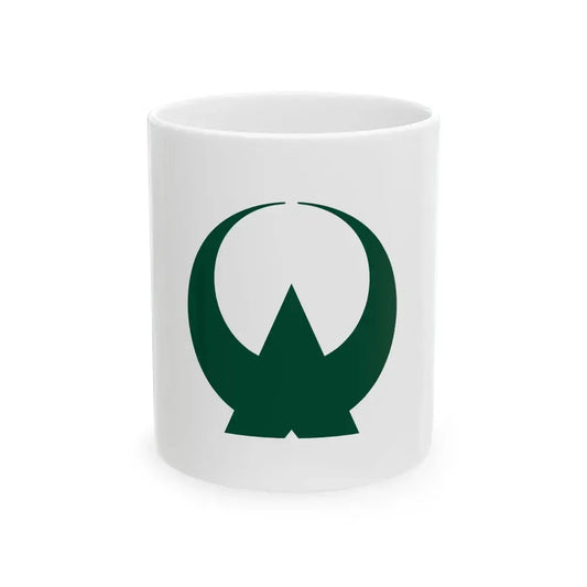 Flag of Otsuki Kochi (Japan) White Coffee Mug 11oz - Go Mug Yourself