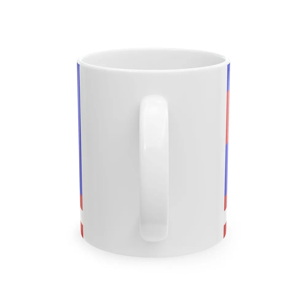 Flag of Ottawa County Ohio (United States) White Coffee Mug - Go Mug Yourself