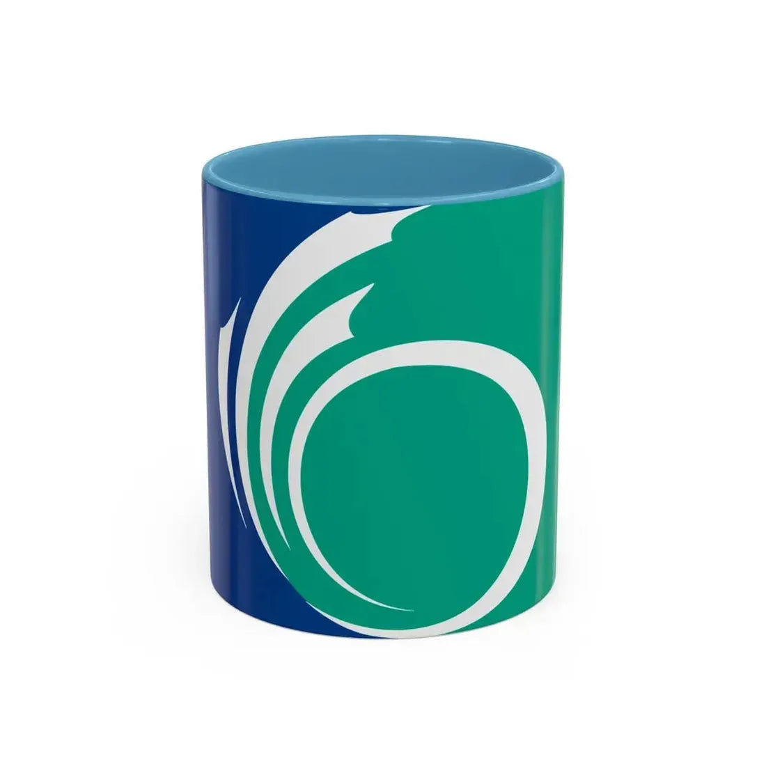 Flag of Ottawa Ontario Canada - Accent Coffee Mug 11oz Light Blue - Go Mug Yourself