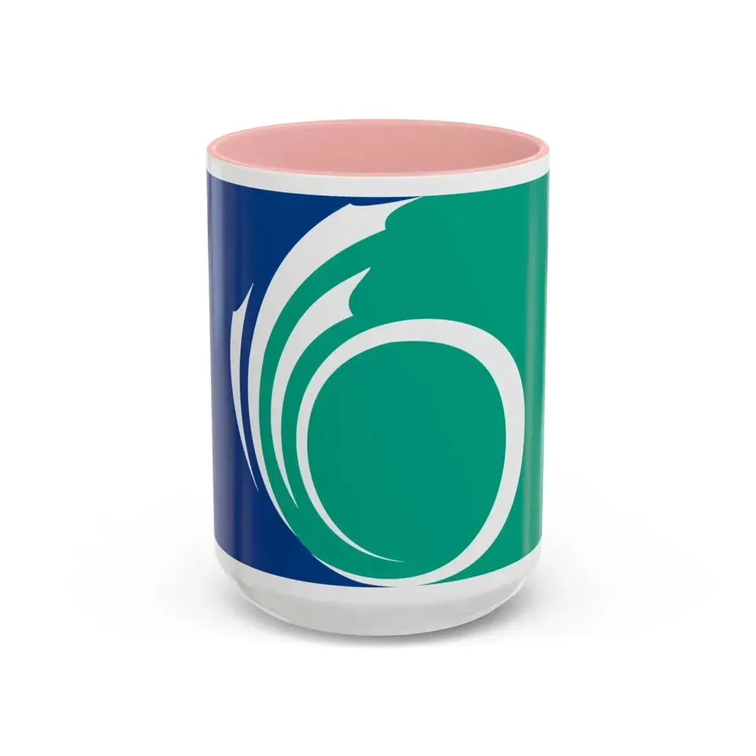 Flag of Ottawa Ontario Canada - Accent Coffee Mug 15oz Pink - Go Mug Yourself