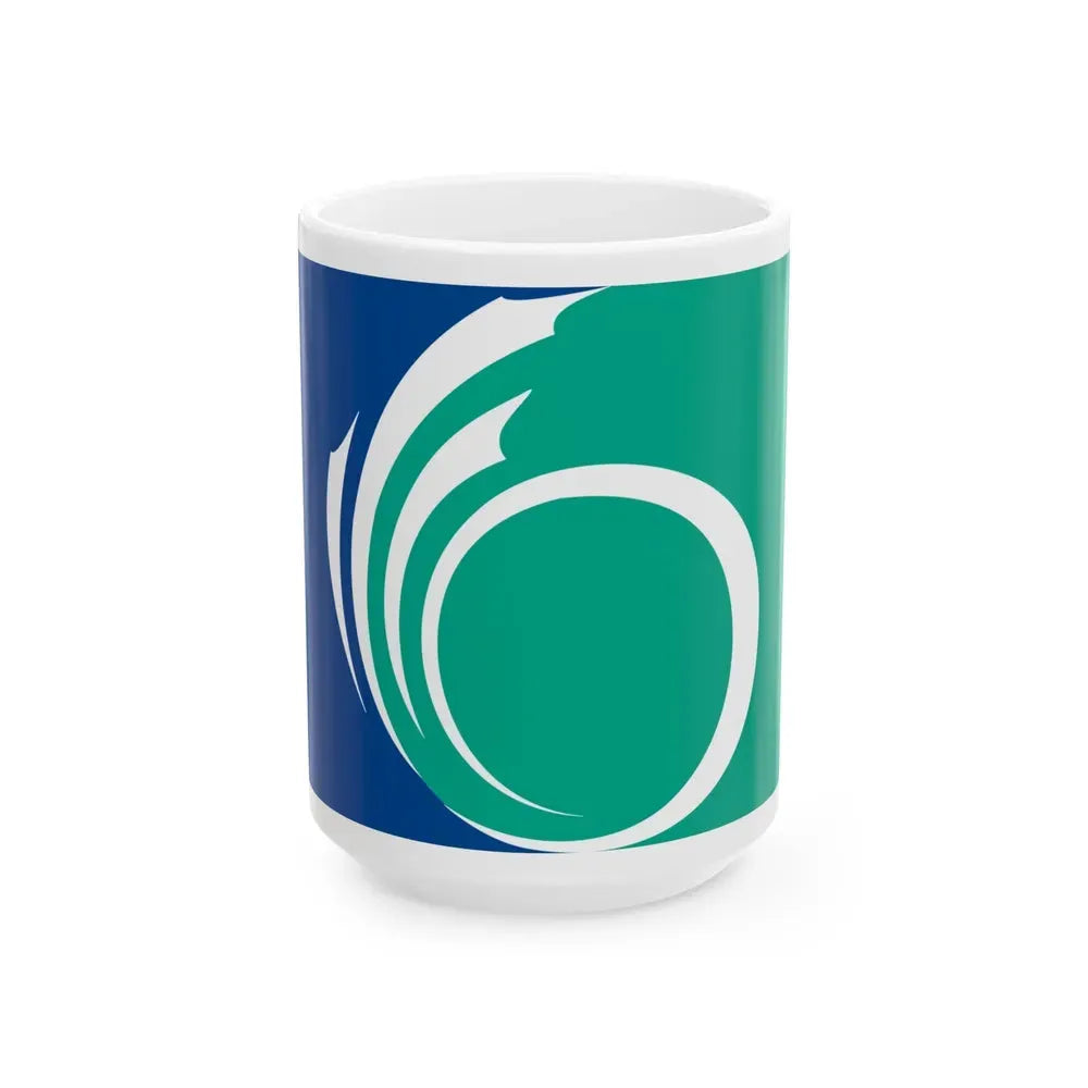 Flag of Ottawa Ontario Canada - White Coffee Mug 15oz - Go Mug Yourself