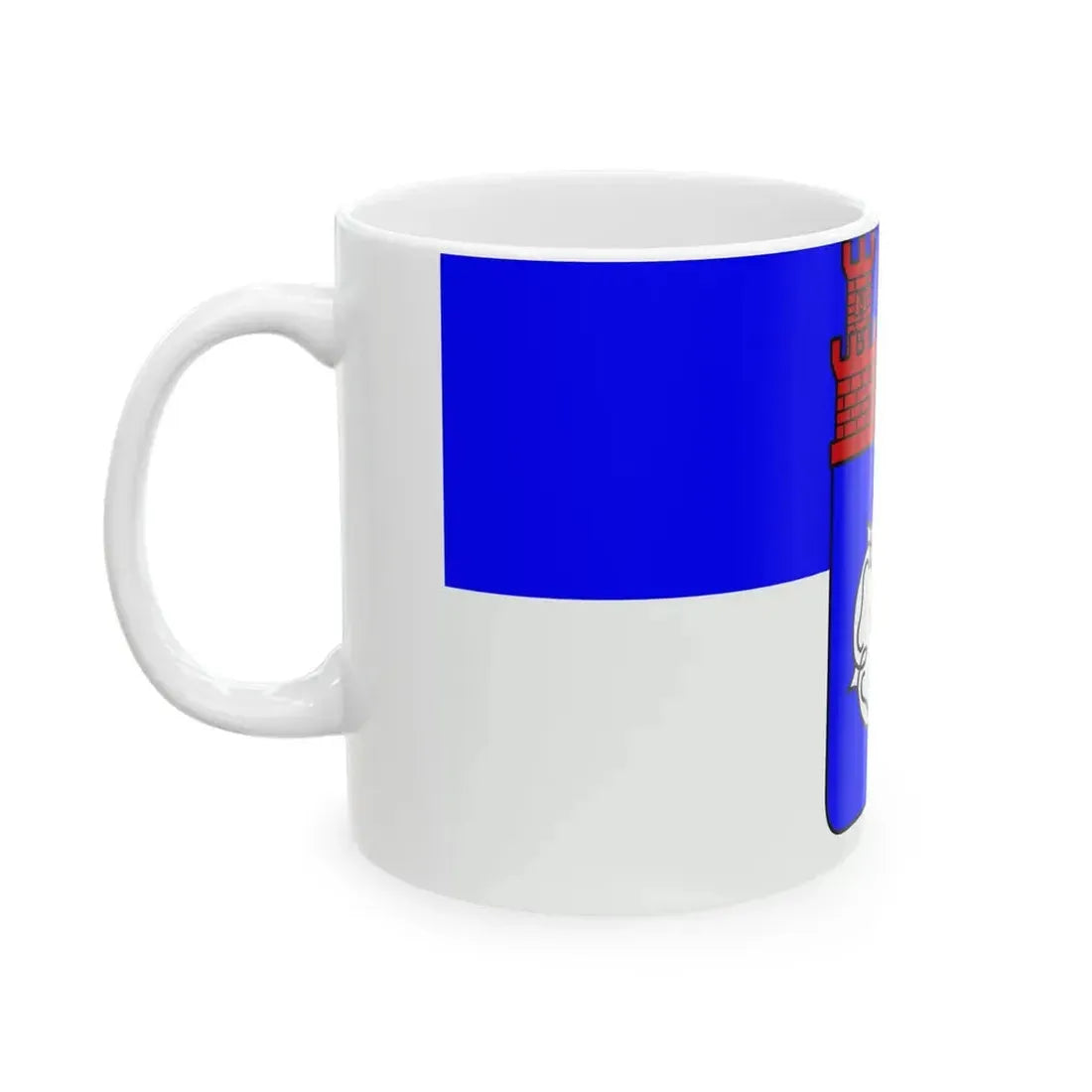 Flag of Ottweiler (Germany) White Coffee Mug - Go Mug Yourself