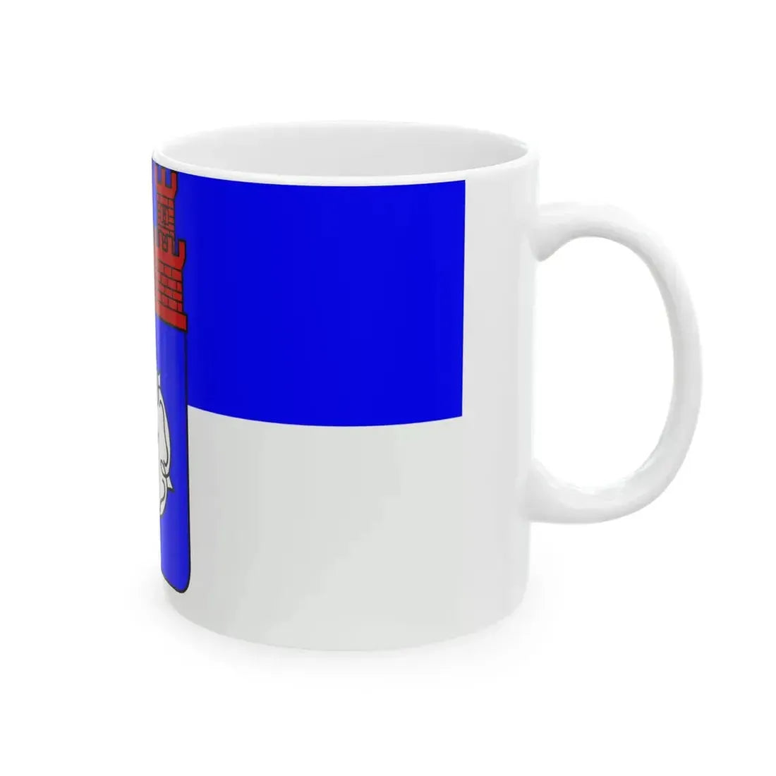 Flag of Ottweiler (Germany) White Coffee Mug - Go Mug Yourself