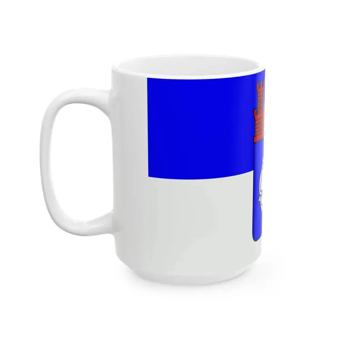 Flag of Ottweiler (Germany) White Coffee Mug - Go Mug Yourself