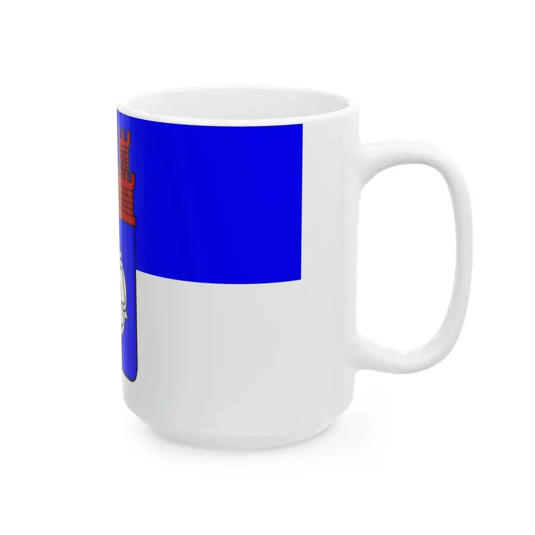 Flag of Ottweiler (Germany) White Coffee Mug - Go Mug Yourself